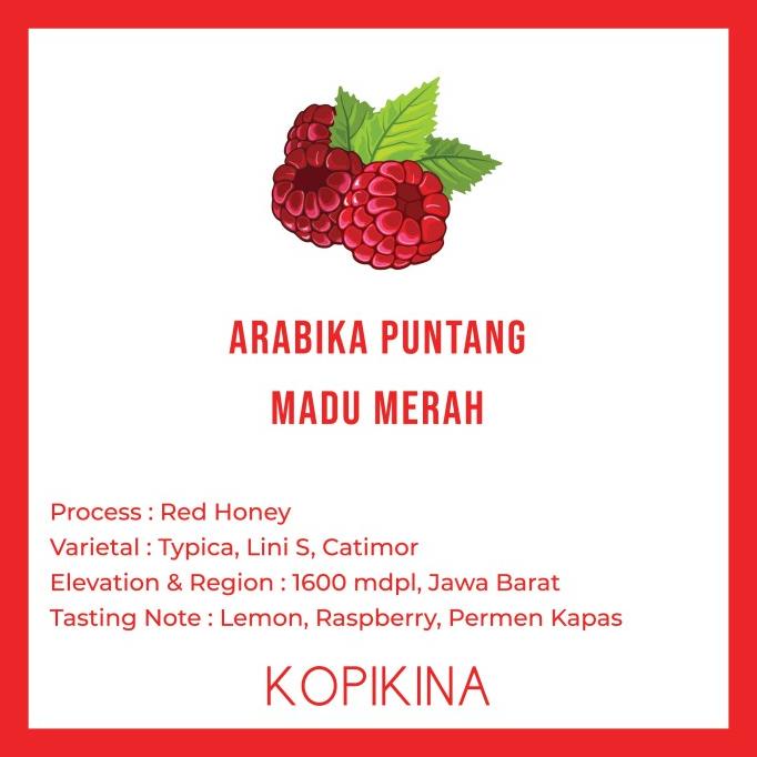 

Kopi Arabika Puntang Madu Merah 200 gr
