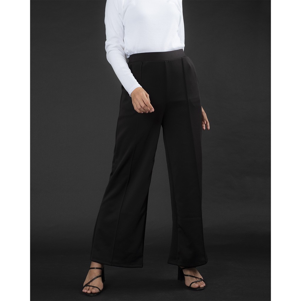 KULOT ANTA LIST SCUBA / MECCA PANTS CULLOTES / KULOT SCUBA CROP HAIGHWAIST