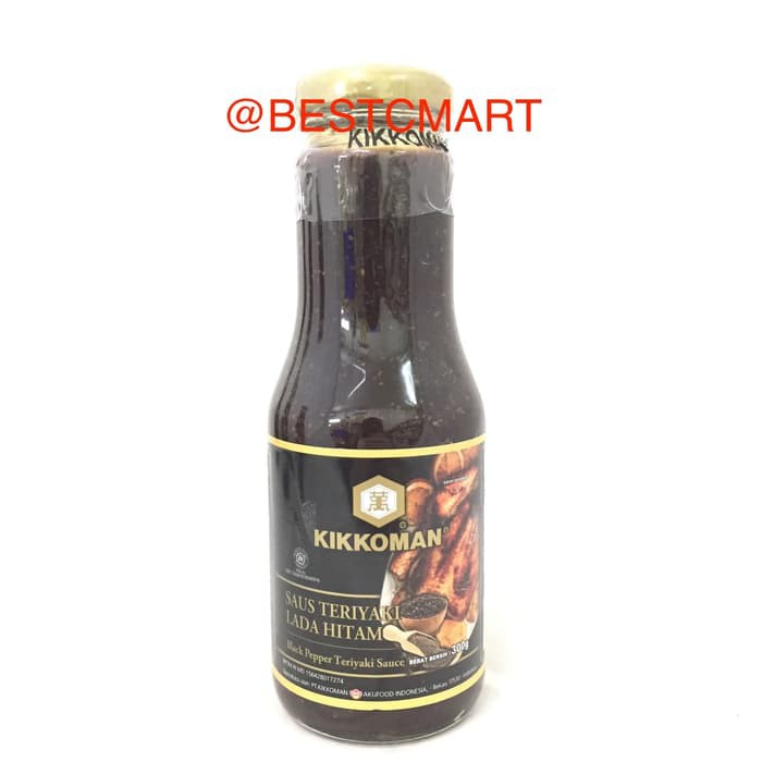 

KIKKOMAN SAUS TERIYAKI LADA HITAM 300GR