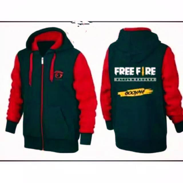 Jaket free fire booyah reglan FF booyah