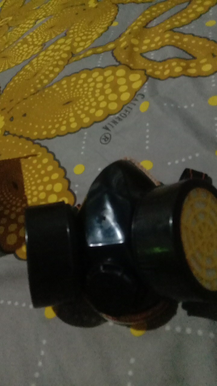 Masker Obat Double Np 306 / Tabung Ganda / Chemical Respirator