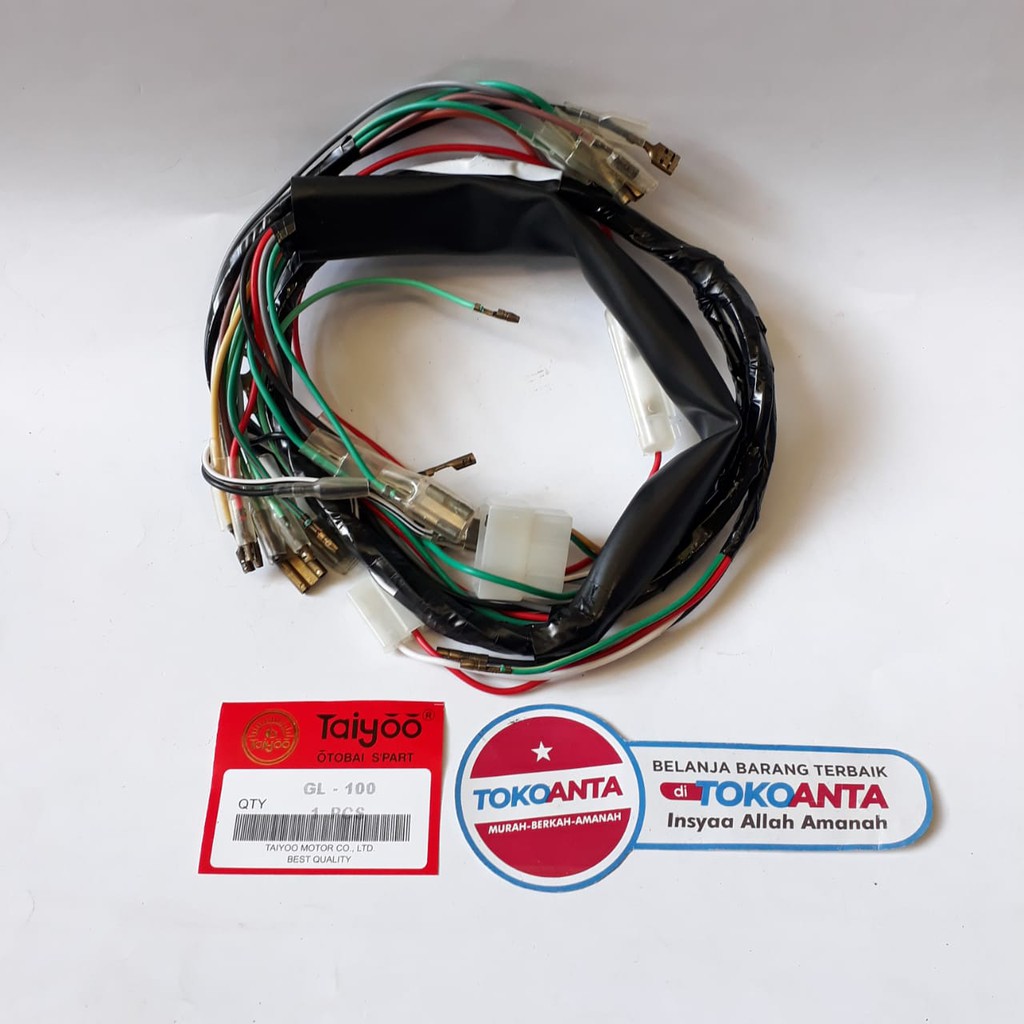 Kabel Socket Body Bodi Set Motor GL 100 Satria F FU 150 Kaze Star C800a Alfa