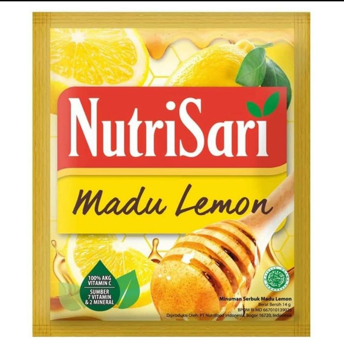 

NUTRISARI MADU LEMON SACHET 14 GRAM