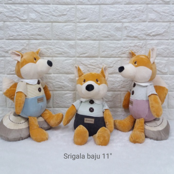 Boneka Dog Srigala 30cm/11&quot;/boneka anjing/Animal Boneka/Boneka Srigala