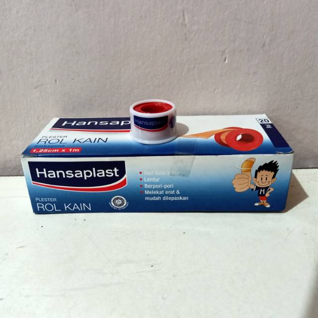 Hansaplast Plester Rol Kain 1,25cm x 1m