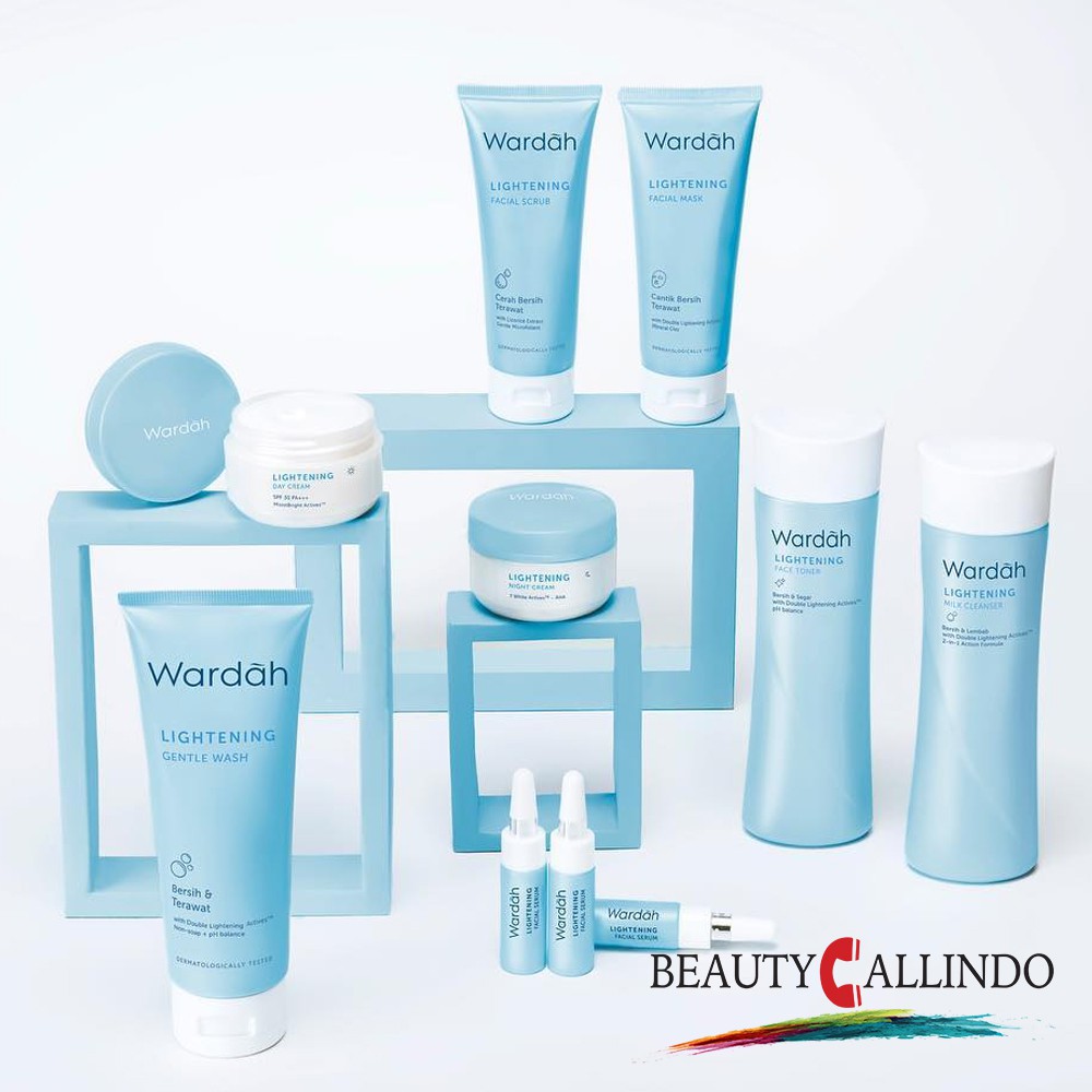 Wardah Lightening Series | Serum | Day Cream | Night Cream | Toner | Ampoule | Face Wash | Scrub