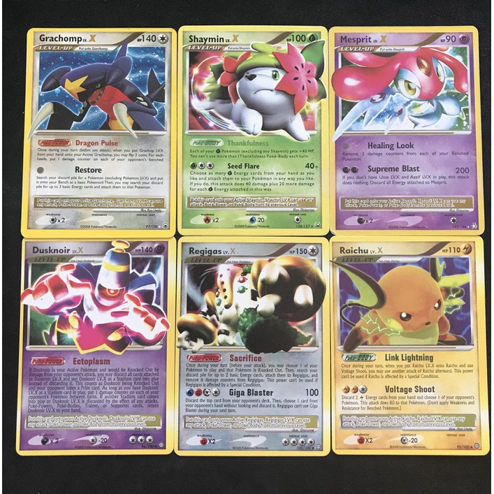 Kartu Pokemon TCG Lv.X series (harga/kartu)