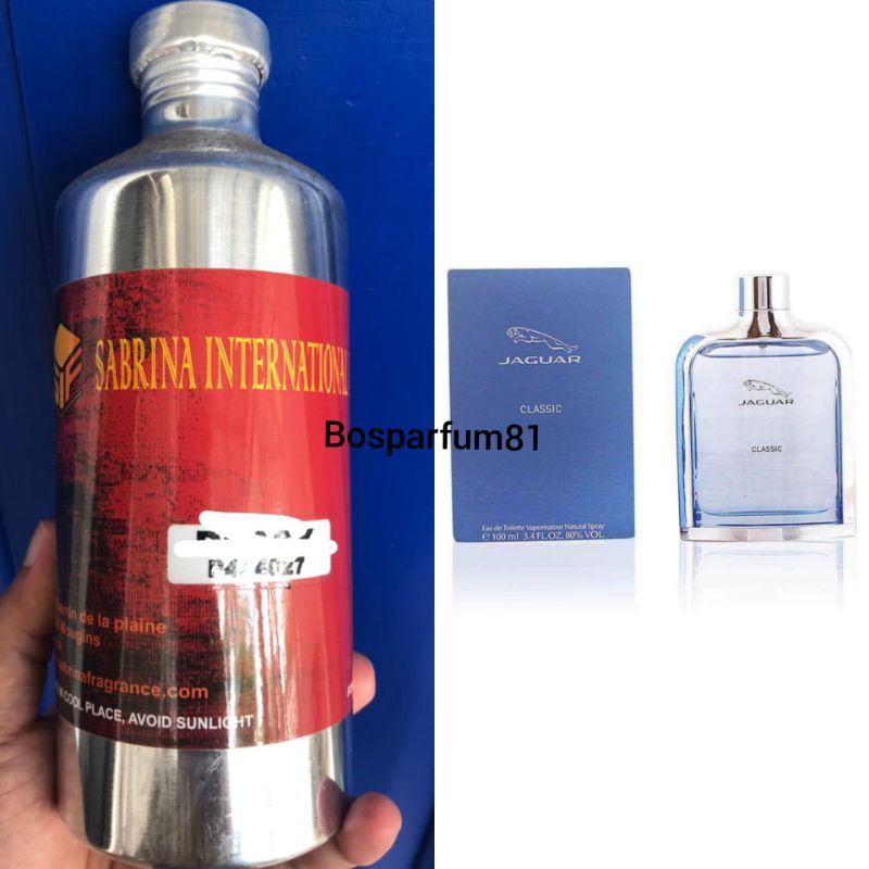 bibit parfum original sif jaguar blue250mg kaleng segel