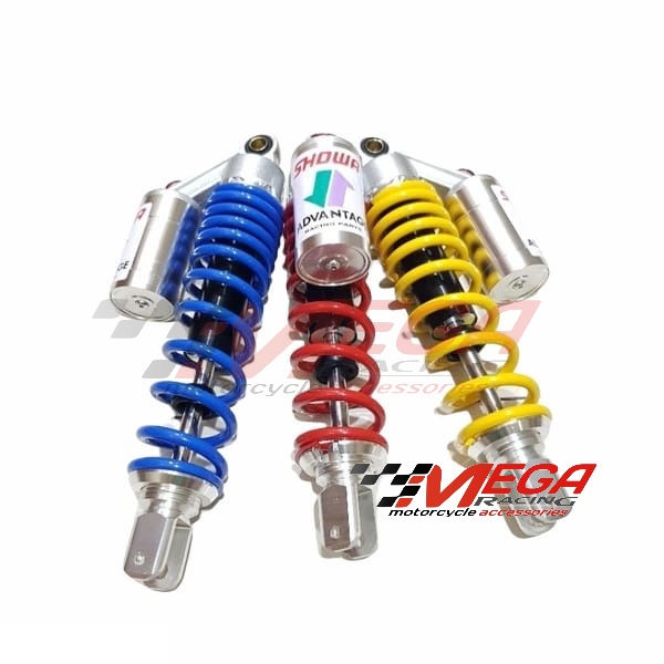 shockbreaker belakang tabung atas tabung gold matic uk 310mm - 330mm Universal motor matik mio, fino, beat, vario, scoopy, spacy,genio, xeon, soul gt, mio j, m3 z sporty,x-rider smile beat fi vario 110 vario 150 125 esp karbu fast bikes ktc shock sok shok