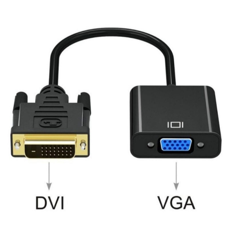 kabel dvi 24+1 to vga converter vga to dvi adapter