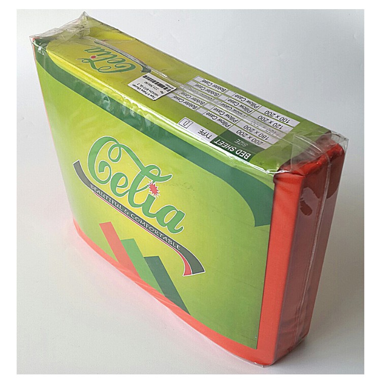 seprai polos katun / seprai ukuran 160x200 murah / seprai warna polos