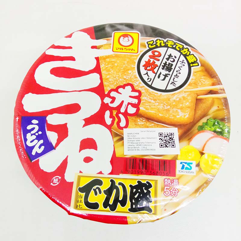 

MARUCHAN AKAI KITSUNE UDON DEKAMORI N881 136 G (NON HALAL)