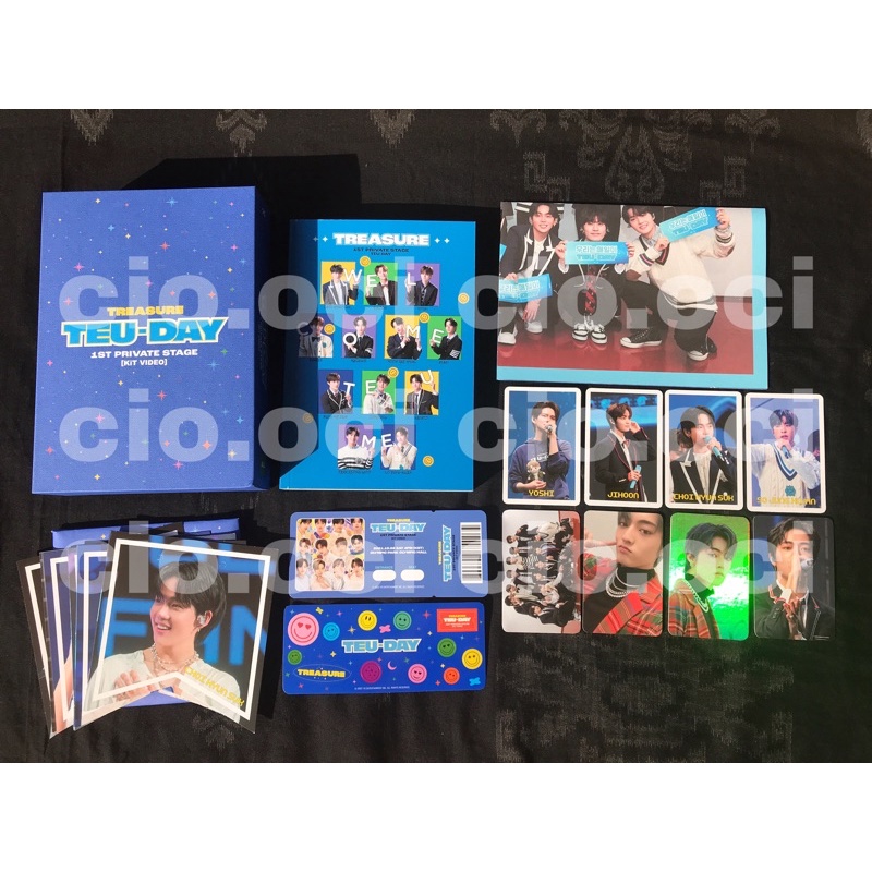 [Ready Stock] Treasure 1st private stage teuday kit treasure benefit ktown4u pob teuday ktown haruto