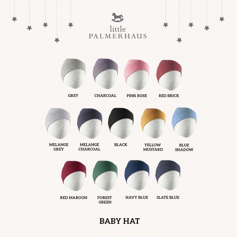 Topi Bayi Little Palmerhaus Baby Hat Kupluk Polos