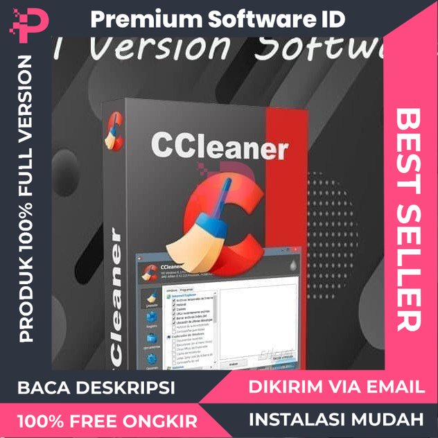 TERLARIS PROMO - CCleaner Pro Versi 5 Computer Deep Clean - Software Cache Junk Cleaner