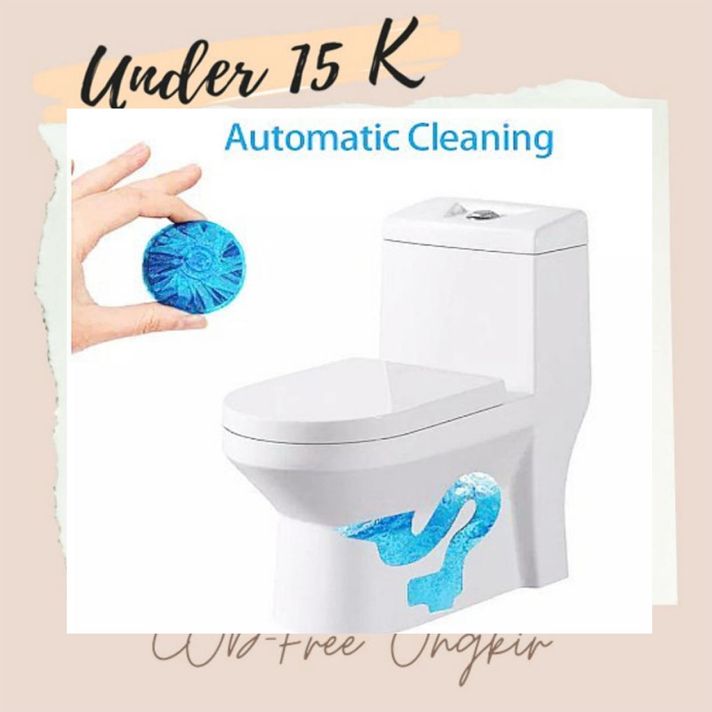 1 Pack Isi 5 pcs Tablet Biru Pembersih Toilet – AC 51 – Untuk Toilet duduk WC kloset Kamar Mandi Pew