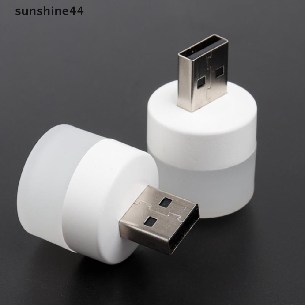 Sunshine Lampu Tidur LED Bentuk Buku Bulat Kecil Tenaga USB Power Charging