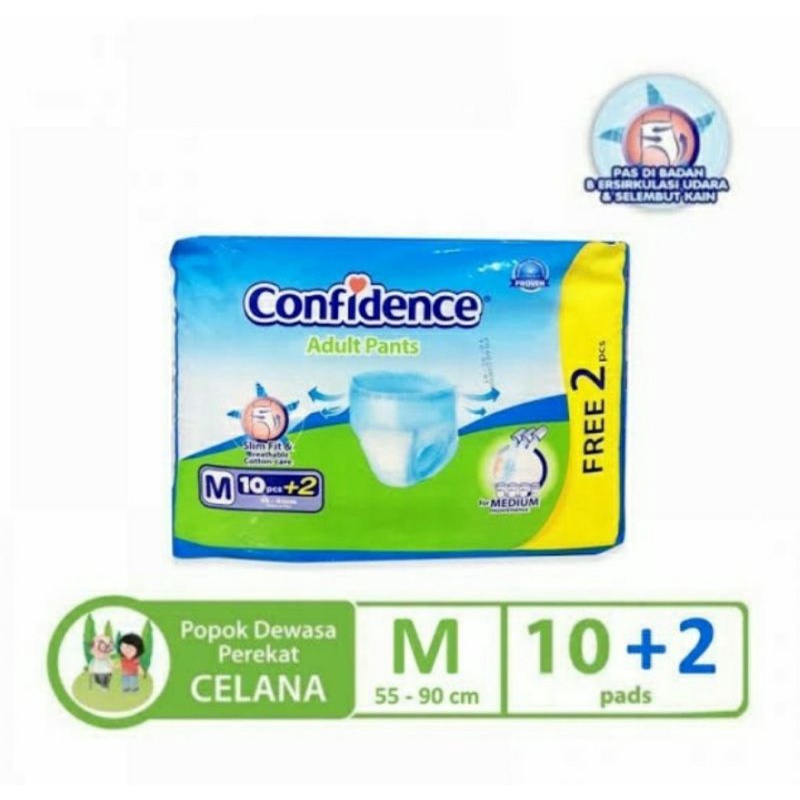 confidence premium adult pants M 10 popok dewasa type celana M10