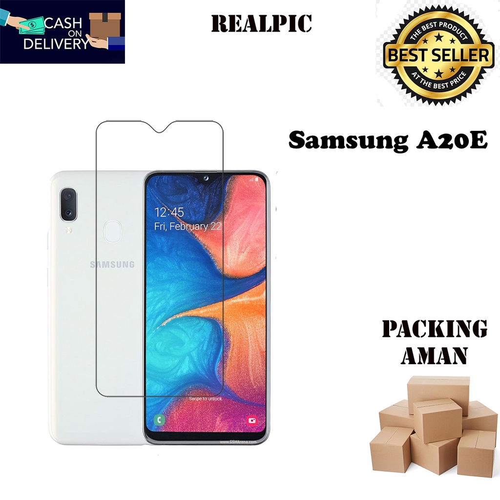 Tempered Glass Samsung Galaxy A20E Screen Protector Anti Gores