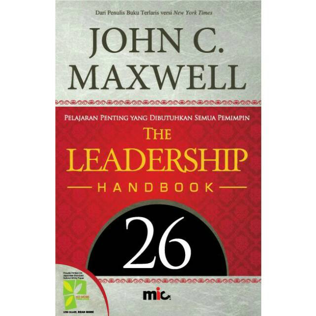 THE LEADERSHIP HANDBOOK