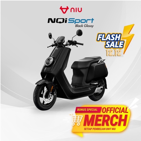 MOTOR LISTRIK BALI NIU NQi 35 Sport Smart Electric Motorcycle