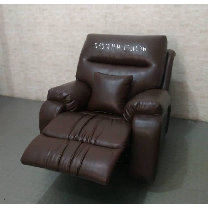 Sofa Lazy Boy Putar Dark Brown (free ongkir cilegon serang)