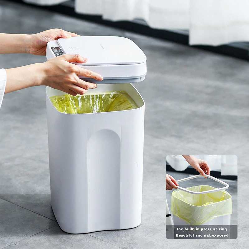 HOUSEWARE Tempat Sampah Smart Trash Can Motion Sensor Battery 14L - L2