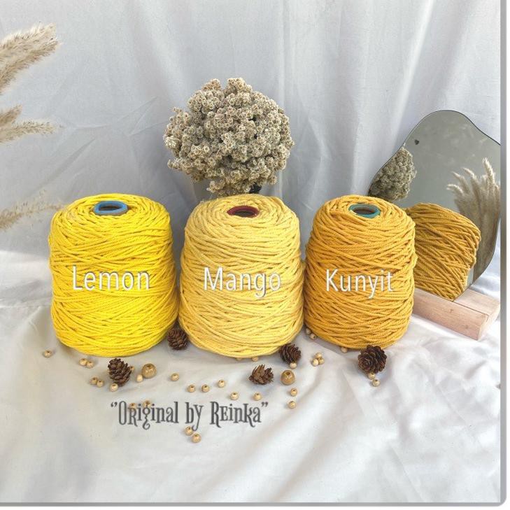 

[BACA DESC] Tali macrame warna 4mm cotton 1kg PART I