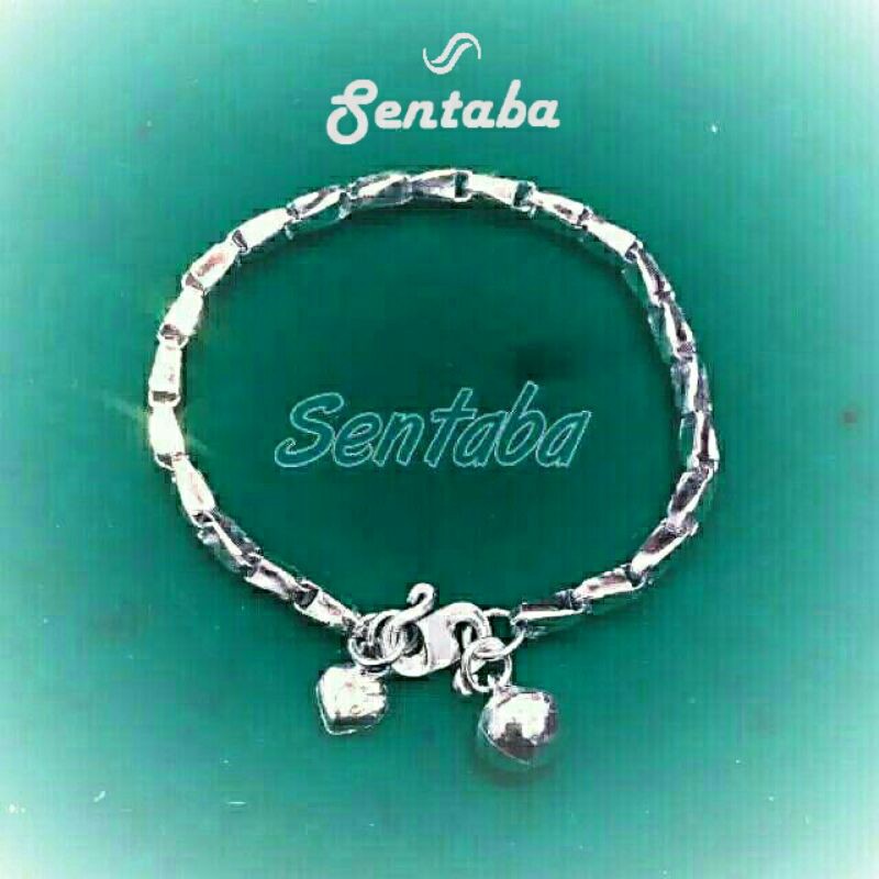 Gelang Perak Padi anak