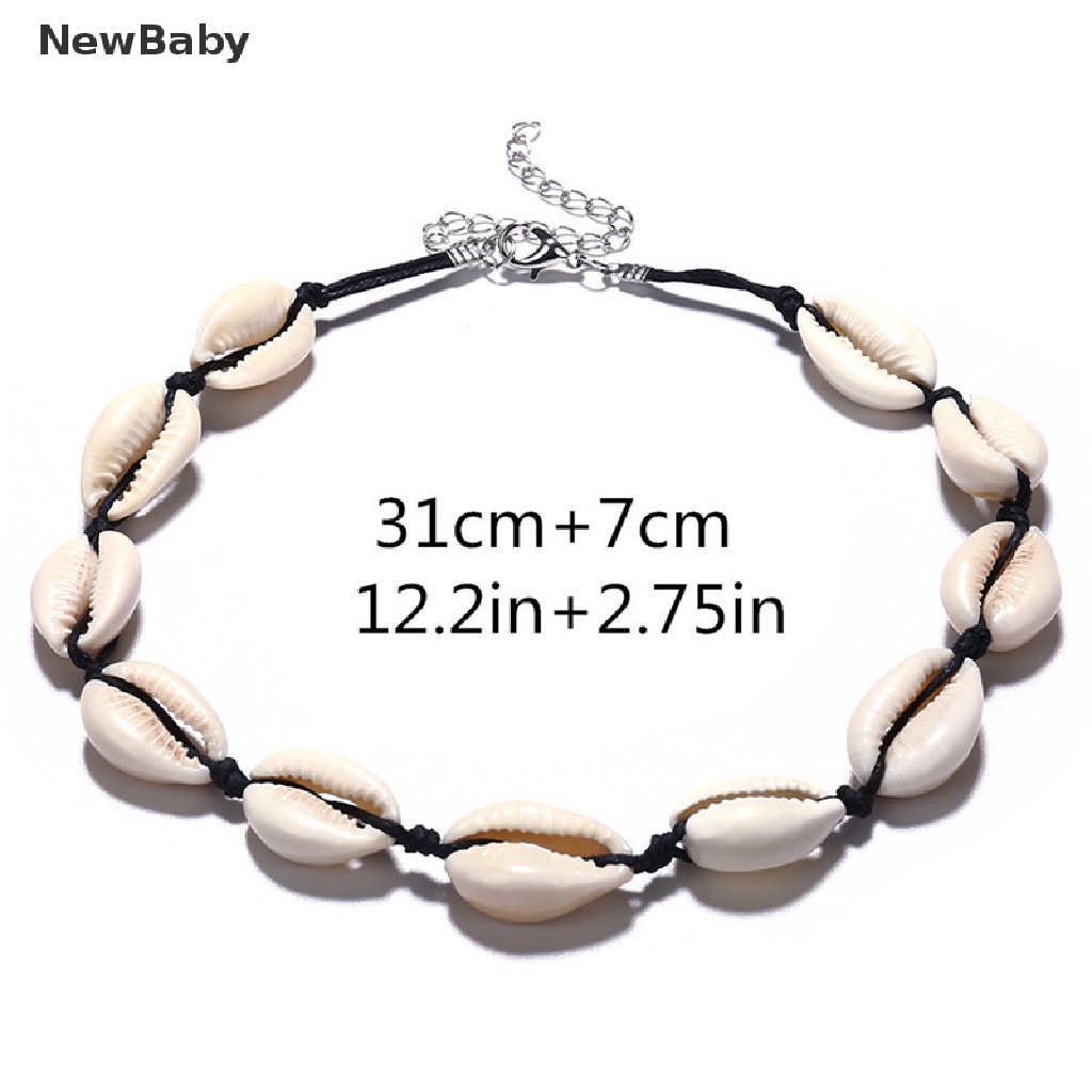 NewBaby Bohemian Sea Shell Conch Pendant Necklace Collar Choker Beach Charm Jewelry ID