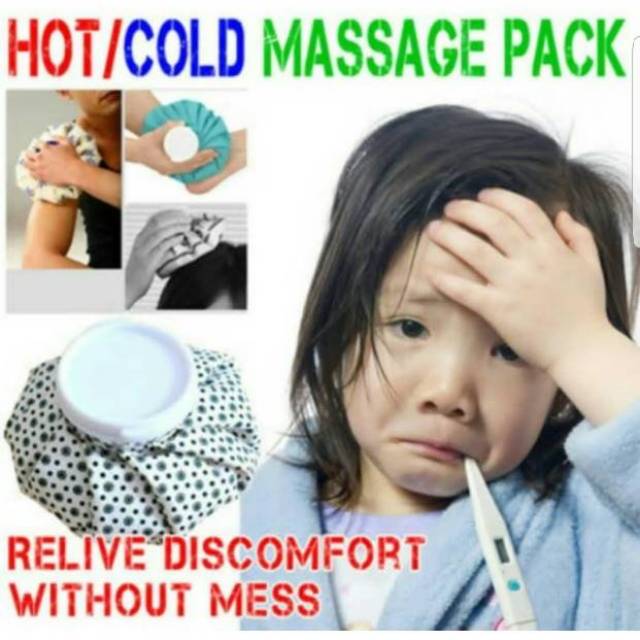 Kantong kompres bisa panas dingin es batu / compress ice bag / hot kompres demam anak