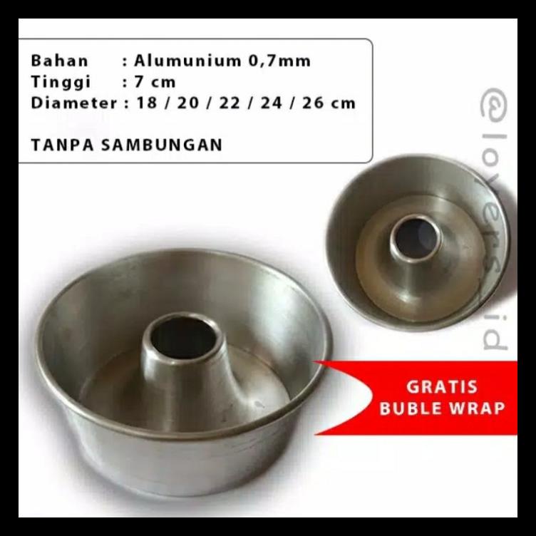 LOYANG TULBAN PRESS TANPA SAMBUNGAN 18 20 22 24 26 CM BAHAN ALUMUNIUM BERKUALITAS