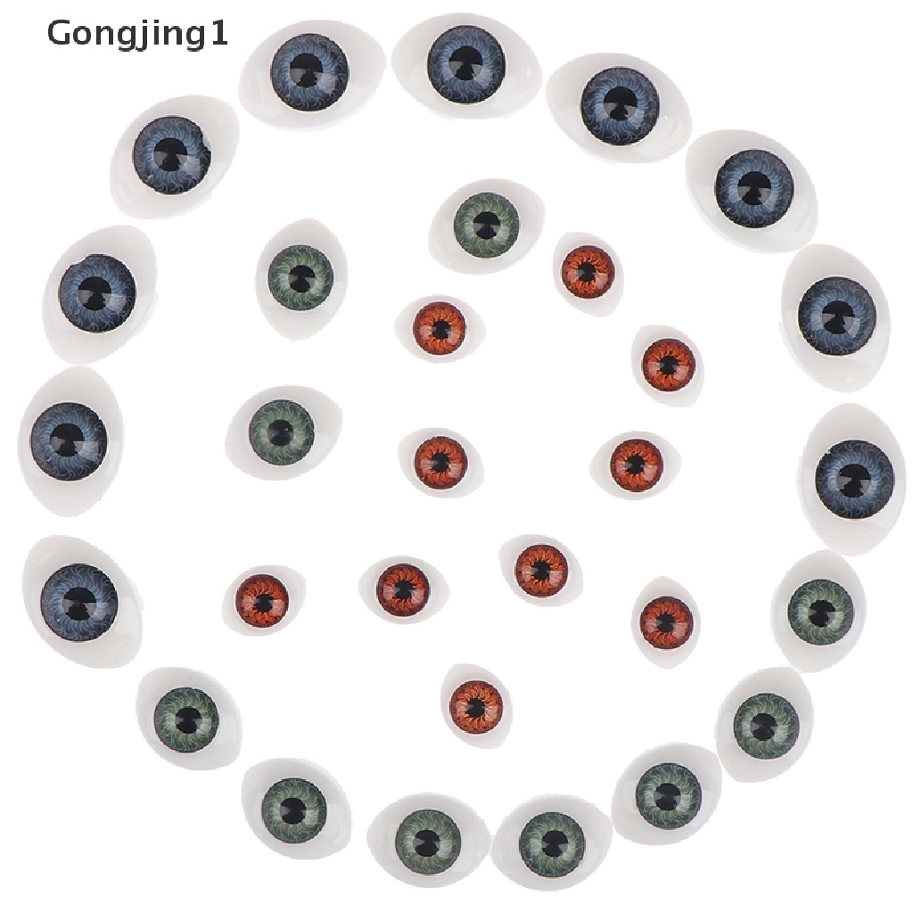 Gongjing1 20Pcs / Set Mata Boneka Untuk diy craft