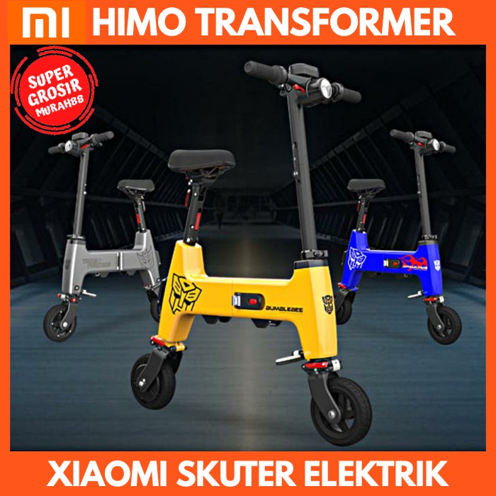 Sepeda Skuter Elektrik Xiaomi HIMO Transformer Lipat Mini Smart Moped H1