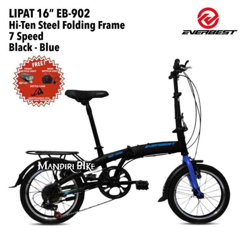 sepeda 16 lipat Everbest EB-902 _ 7 speed sepeda lipat bergaransi
