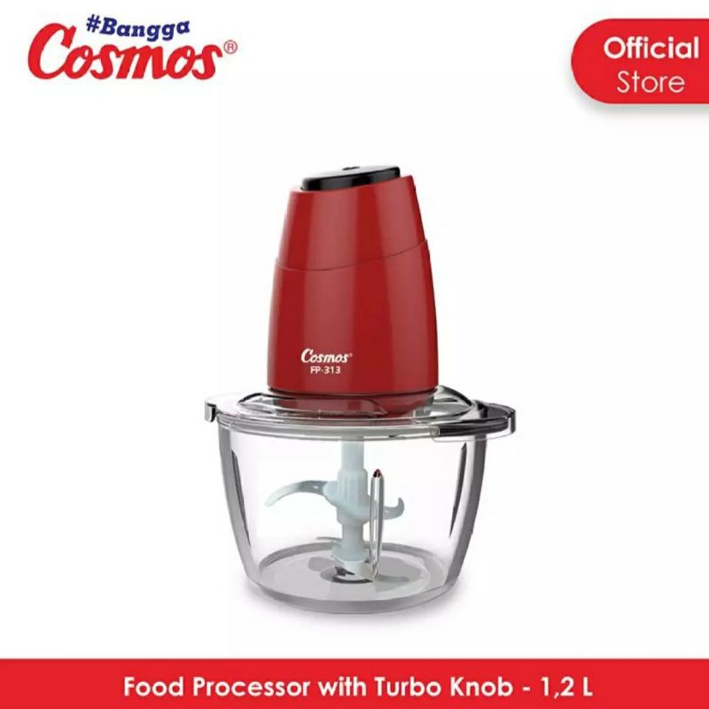 Food Processor Cosmos FP 313 Kapasitas 1,2 L Chopper Cosmos 313 Penggiling Daging Penggiling Bumbu