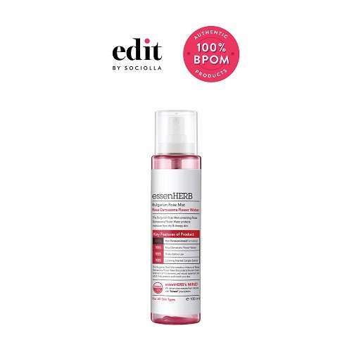 

EssenHerb Bulgarian Rose Mist 100 ml - Edit by Sociolla