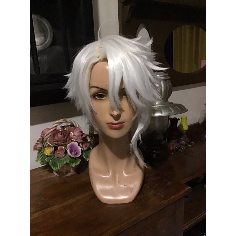 Azul Ashengrotto Twisted Wonderland wig cosplay White