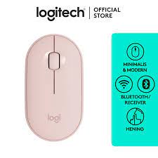 Mouse Wireless Logitech Mini M350 Silent Click, Logitech Garansi Resmi