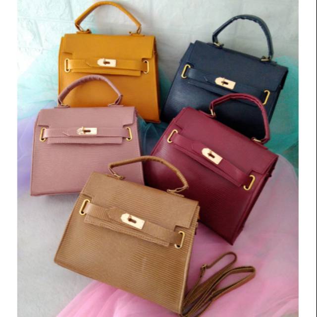 Terbaru produk tas tote bag wanita cewek kelly croco 01