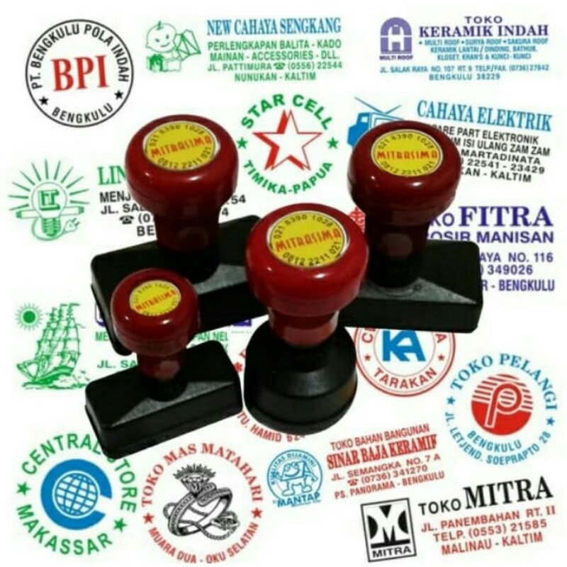 

CUSTOM STEMPEL 2 WARNA PROSES CEPAT
