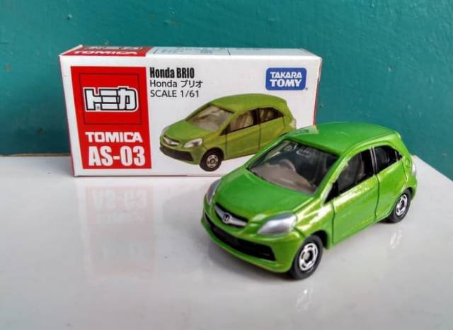 Diecast Honda Brio Tomica reguler AS-03 Takara Tomy miniatur mobil murah