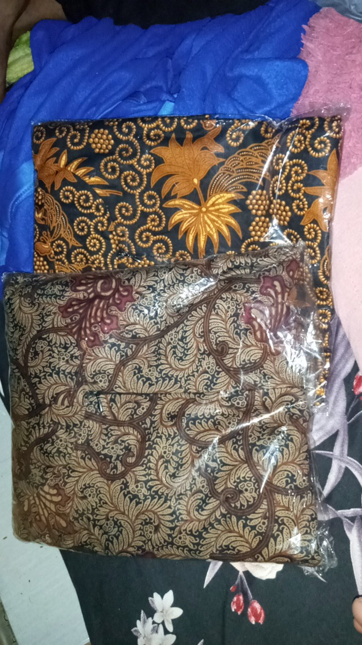 Termurah Bisa Couple / Meisya Style- Gamis Batik / Batik Rempel / Batik Couple