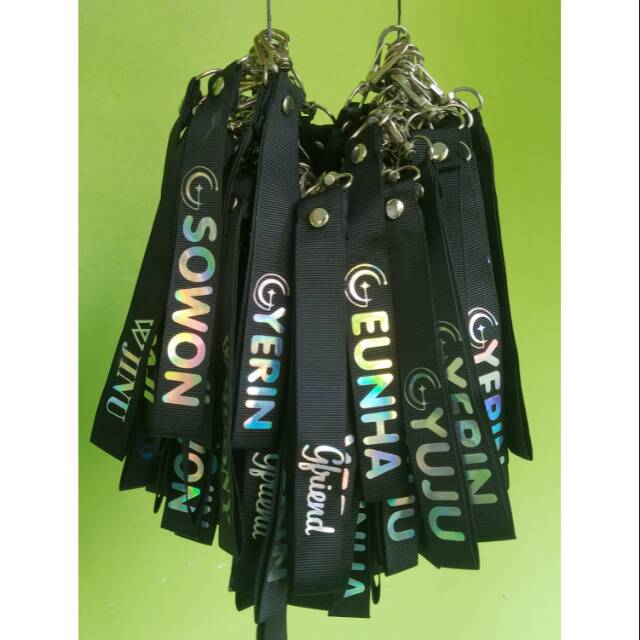 STRAP GFRIEND HOLOGRAM HITAM DAN BENING
