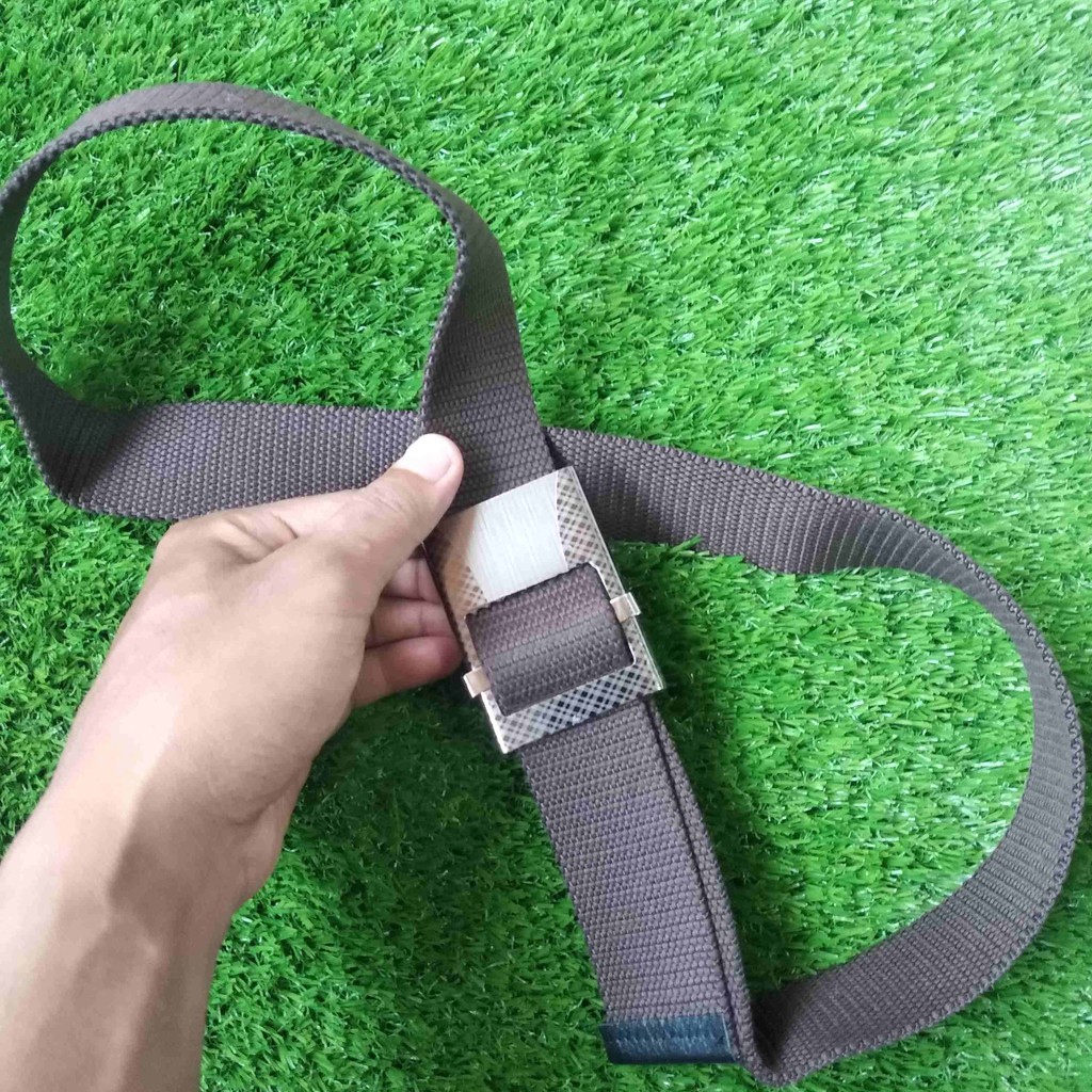 IKAT PINGGANG PRIA NYLON CANVAS | SABUK PRIA | GESPER NYLON Model Geser (S003)