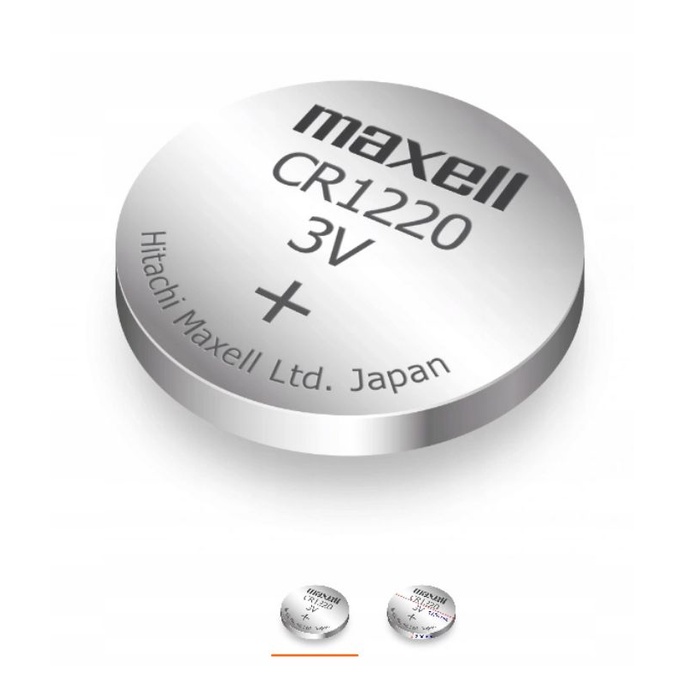 BATERAI MAXELL CR1220 ORIGINAL LITHIUM BATTERY 3V BATRAI CR 1220