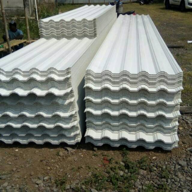 Atap upvc maspion Superroof putih doff