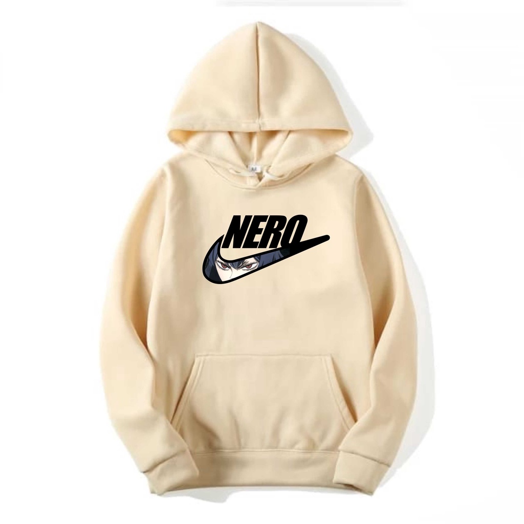 NERO Jumper Hoodie II NERO Sweater Hoodie II Sweter Oblong Topi SIZE M - XL ( Pria &amp; Wanita / Anak &amp; Dewasa )