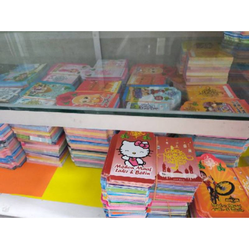 

angpau angpao karakter lucu/ amplop lebaran ukuran sedang