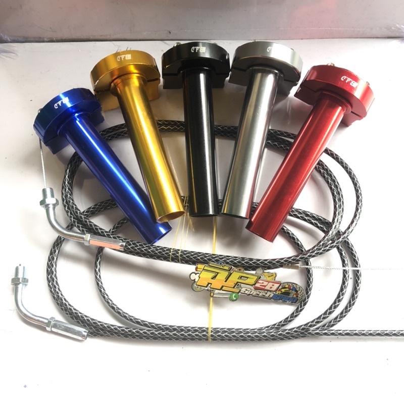 GAS SPONTAN 2 KABEL DAN 1 KABEL UNIVERSAL ALL MOTOR BEAT VARIO SCOOPY GENIO PCX CB 150 R NMAX AEROX LEXI MIO NOUVO VIXION JUPITER VEGA SATRIA FU FIZR NINJA DLL